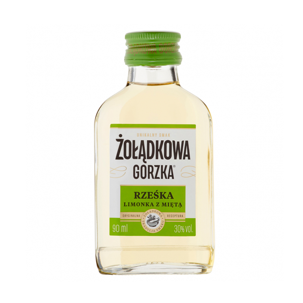 Żołądkowa Gorzka Rześka Limonka z Miętą 30% 90 ml