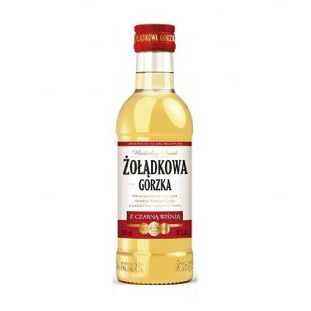 Żołądkowa Gorzka Czarna Wiśnia 30% 200 ml