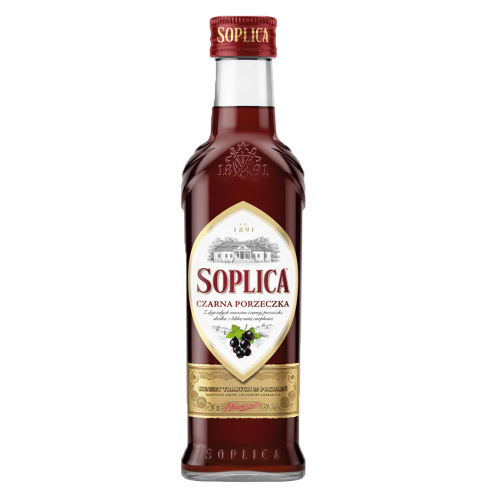 Wódka Soplica Czarna Porzeczka 30% 200 ml