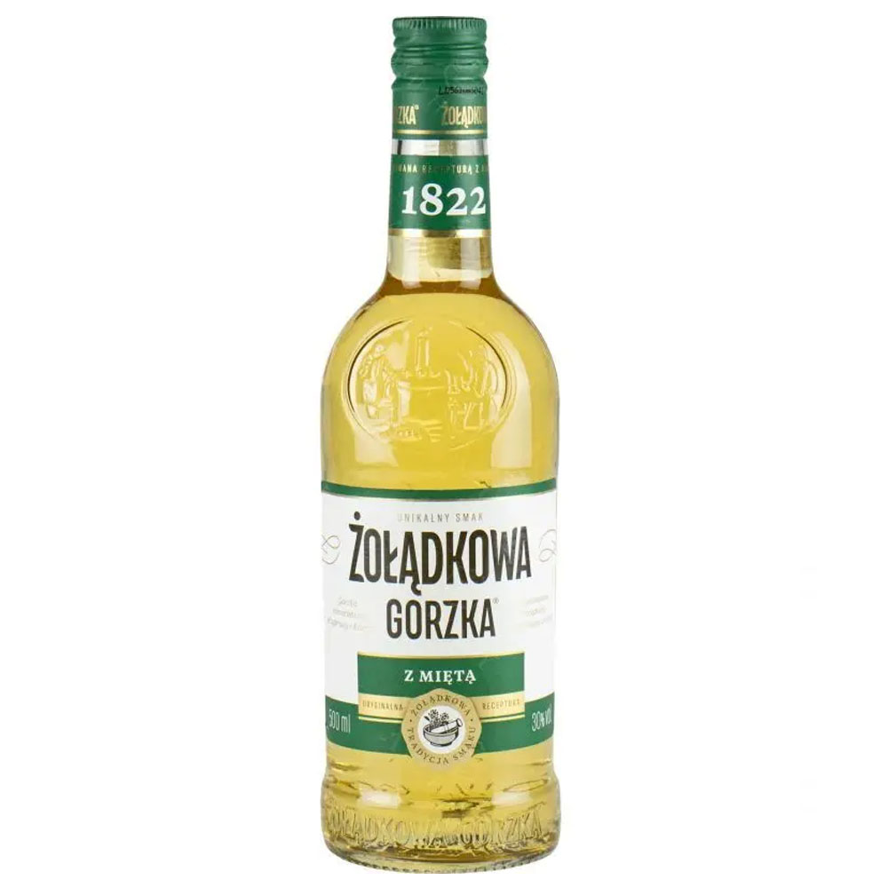 Żołądkowa Gorzka z Miętą 30% 500 ml