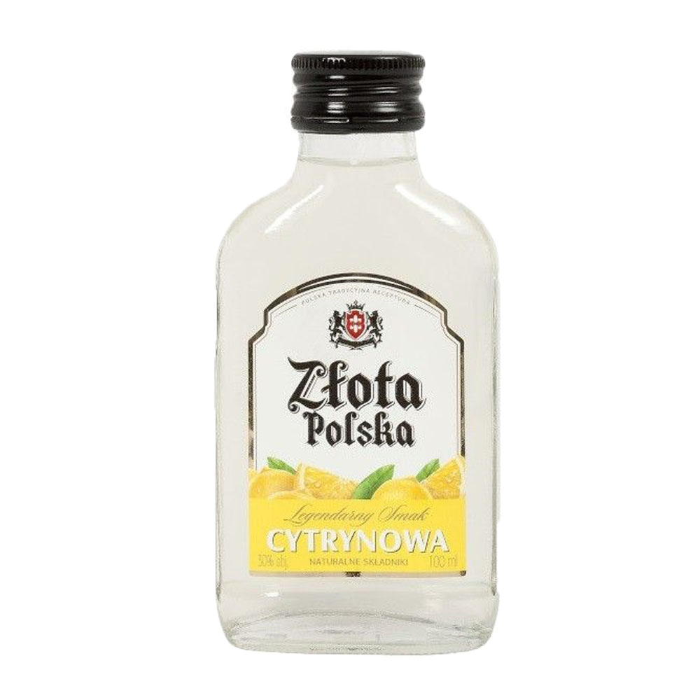 Wódka Złota Polska Cytrynowa 30% 100 ml