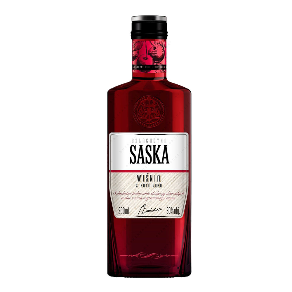 Saska Wiśnia z Nutą Rumu 30% 200 ml