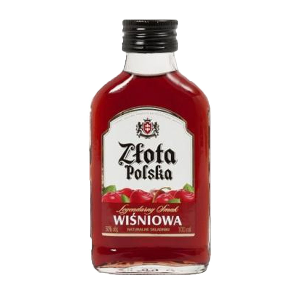 Wódka Złota Polska Wiśniowa 30% 100 ml