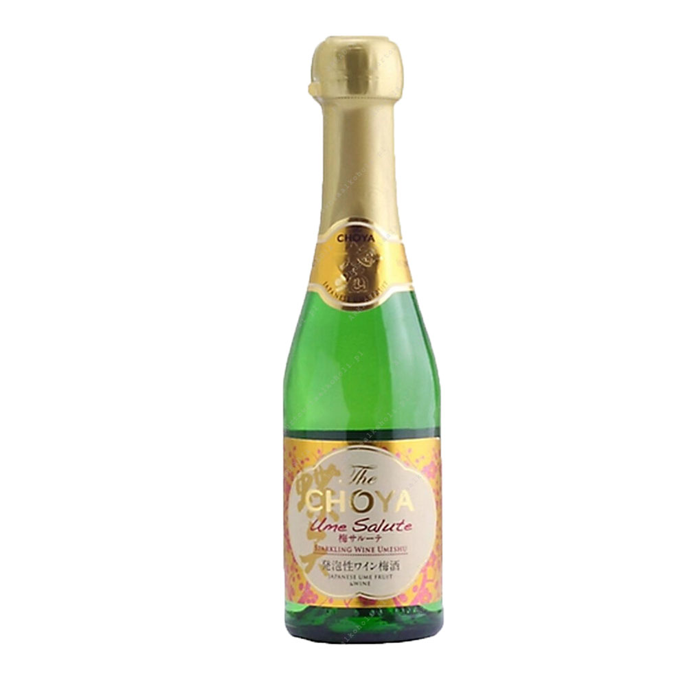 Wino musujące Choya Ume Salute białe słodkie 5,5% 200 ml