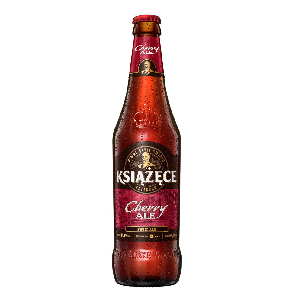 Piwo Książęce Cherry ALE 4,1% 500 ml