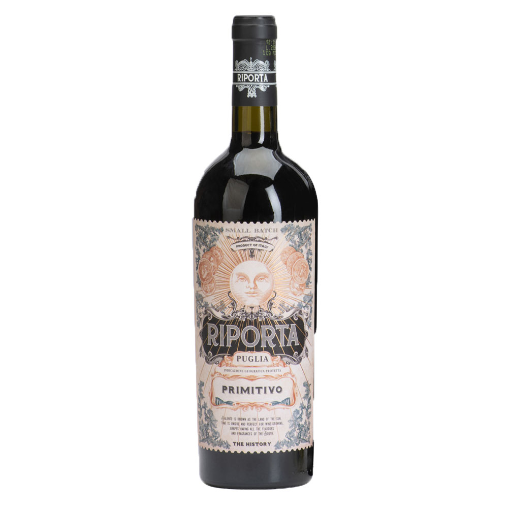 Wino Riporta Primivito Puglia IGP czerwone wytawne 14% 750 ml