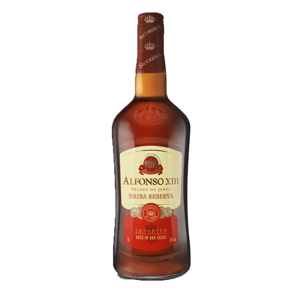 Brandy Alfonso XIII Solera Reserva Brandy 36% 1000 ml