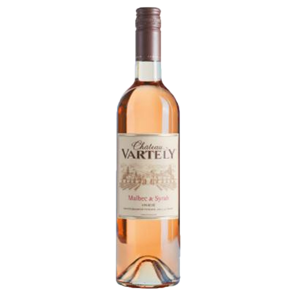 Wino Chateau Vartely Malbec Syrah Rose 13% różowe półwytrawne 750 ml