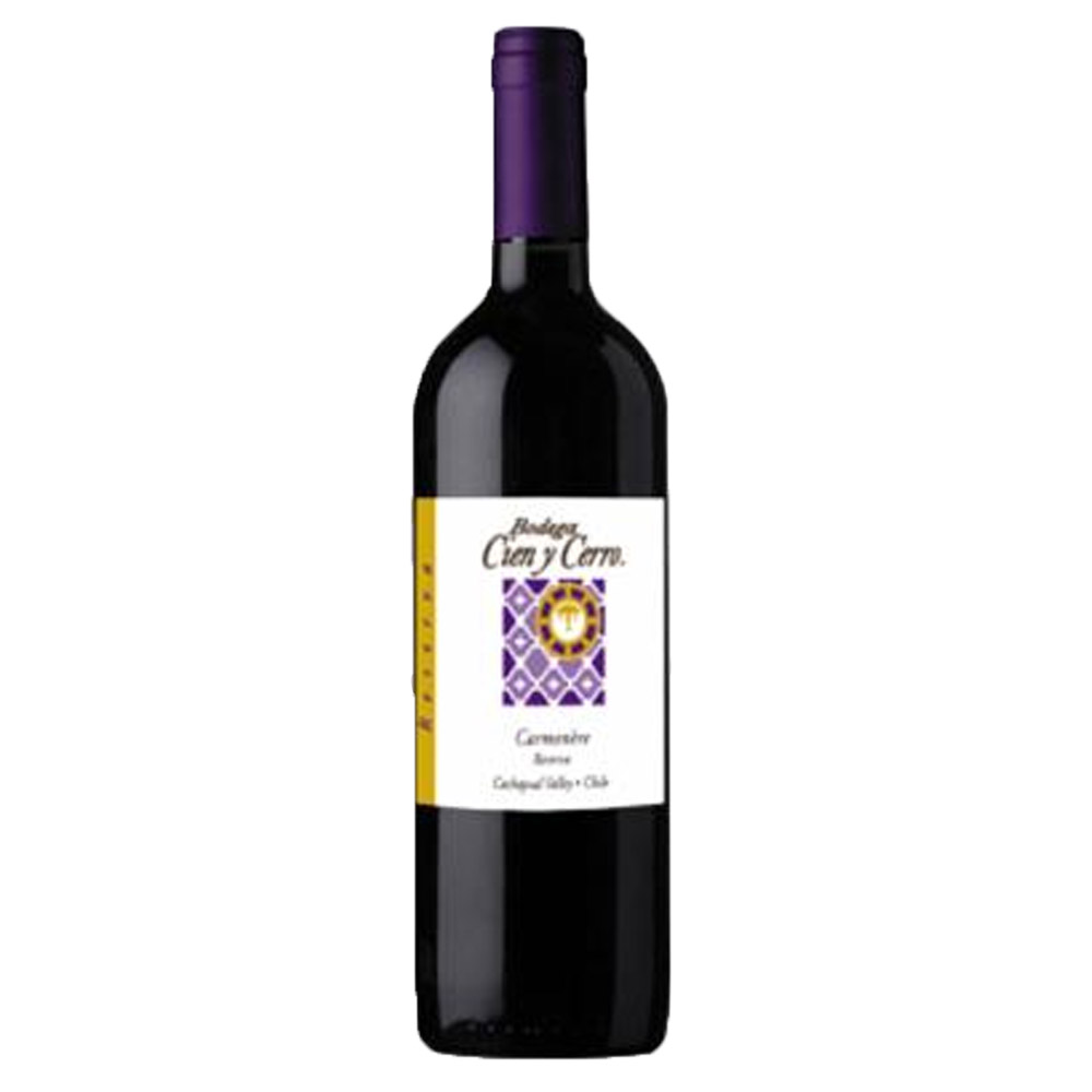 Wino Cien y Cerro Carmenere Reserva 13,5% czerwone wytrawne 750 ml