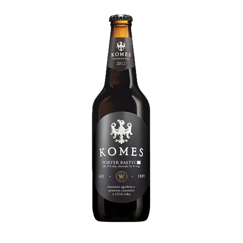 Piwo Komes Porter Bałtycki 9% 500 ml