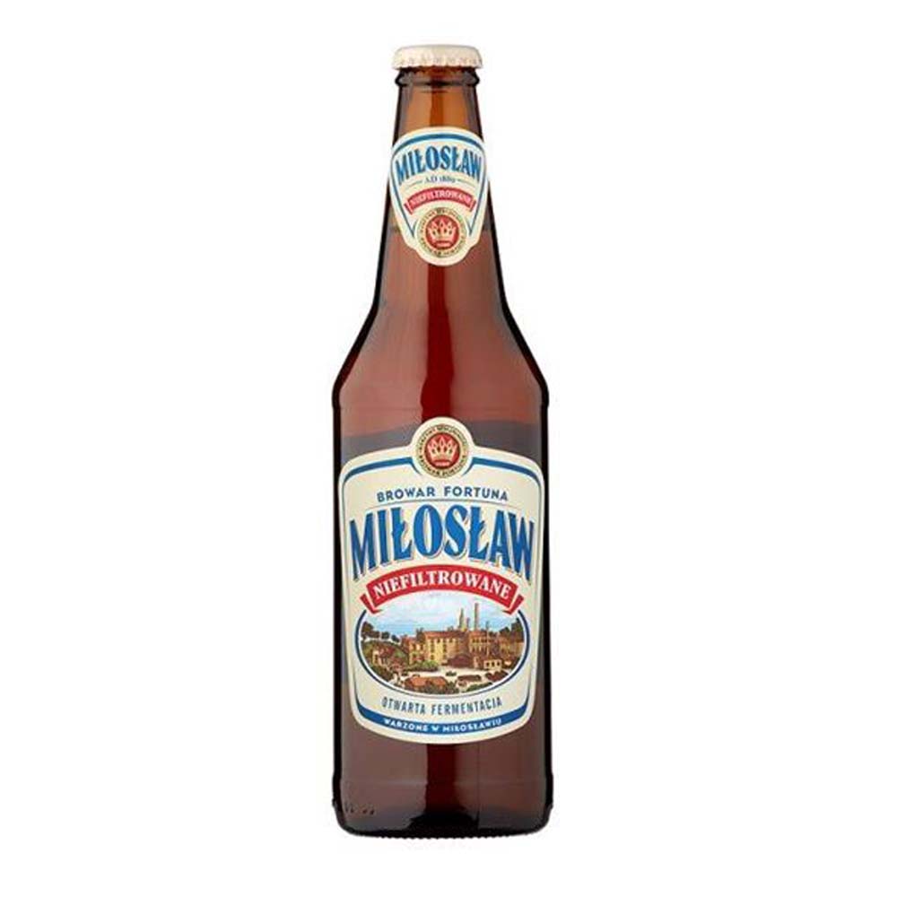 Piwo Młosław Niefiltrowane 5,5% 500 ml