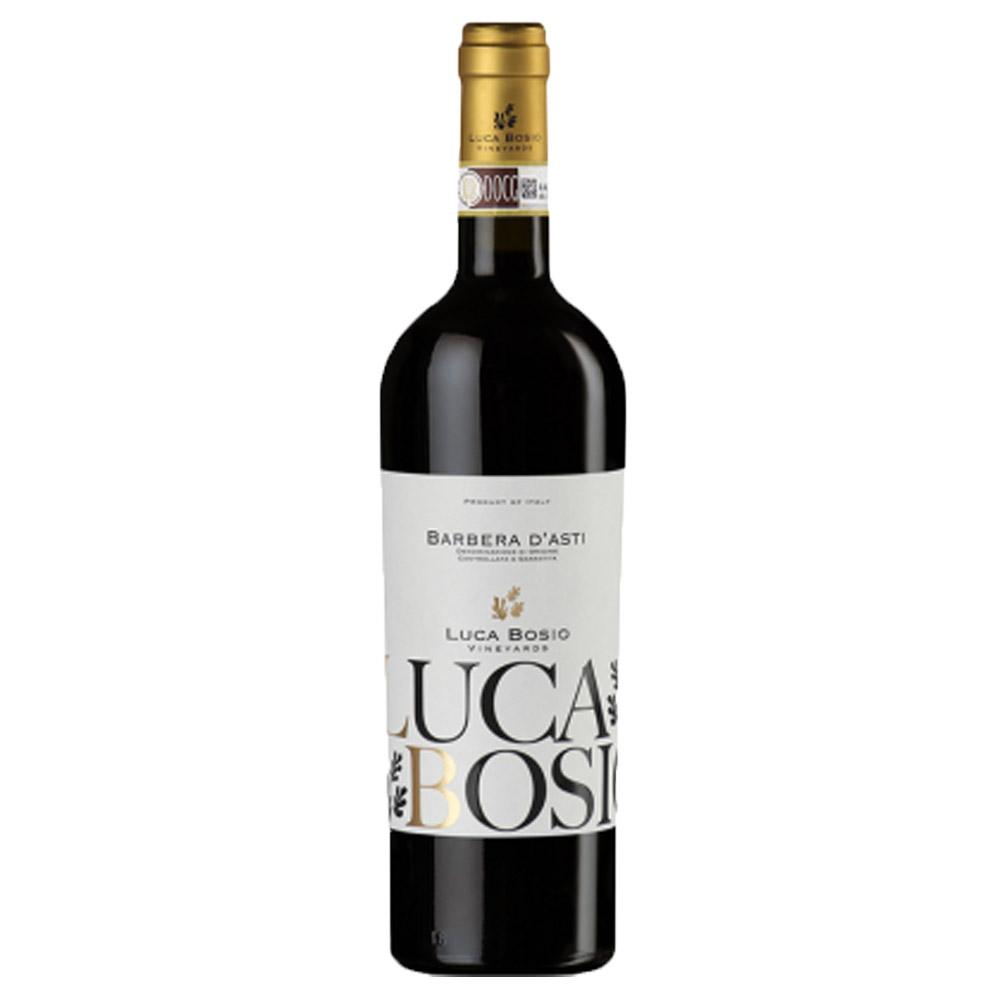 Wino Luca Bosio Barbera D’asti 13,5% czerwone wytrawne 750 ml