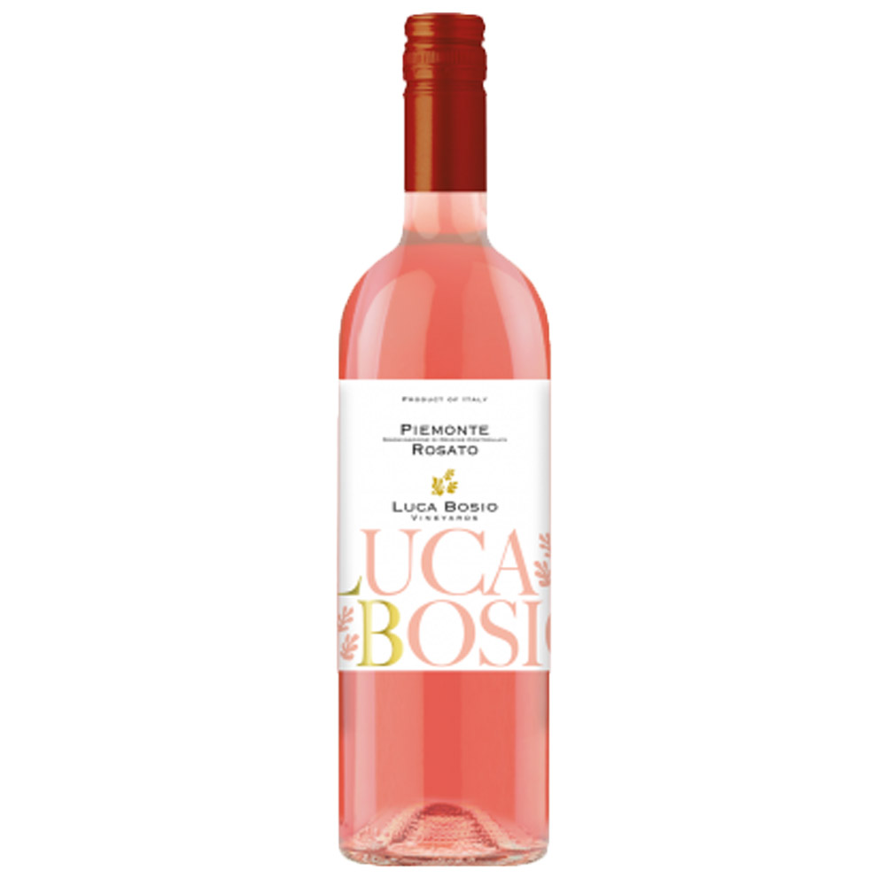 Wino Luca Bosio Piemonte Doc Rosato 12% różowe wytrawne 750 ml