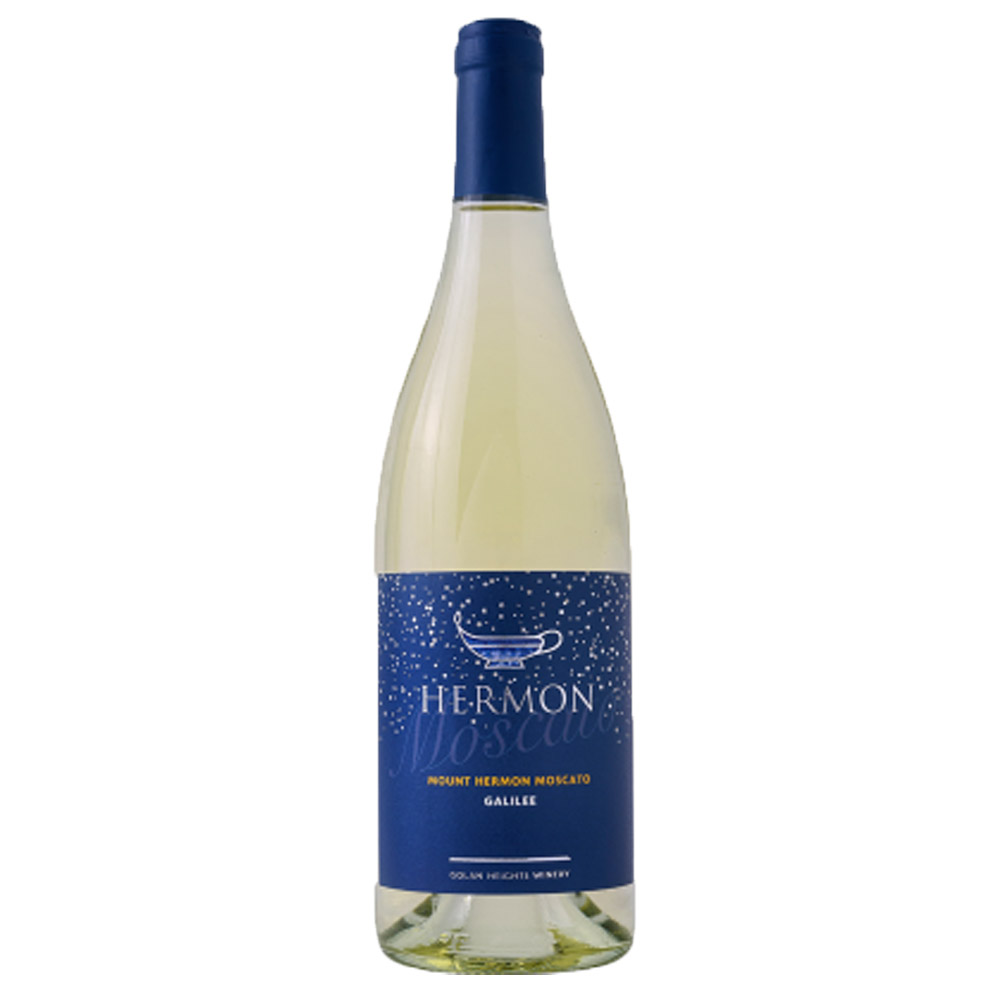 Wino Mount Hermon Moscato 6% białe słodkie 750 ml