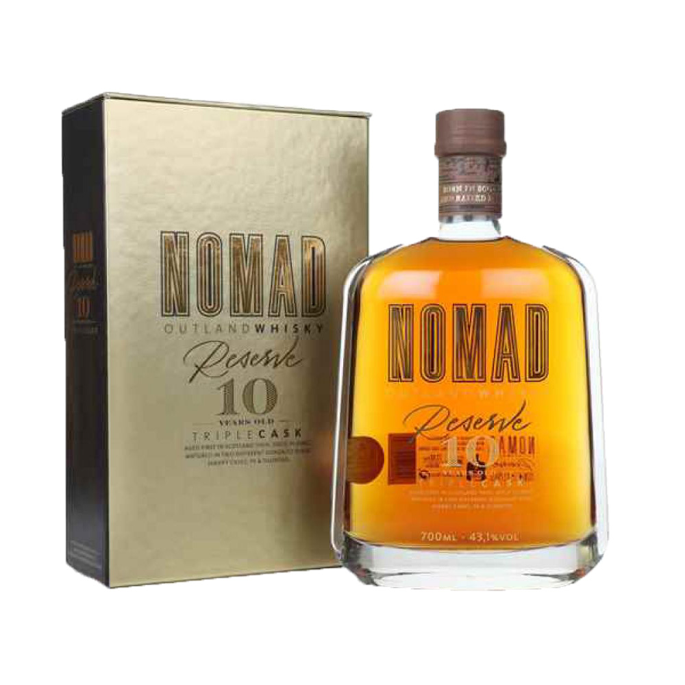 Whisky Nomad Outland Reserve 10 YO Triple Cask 41,3% 700 ml kartonik