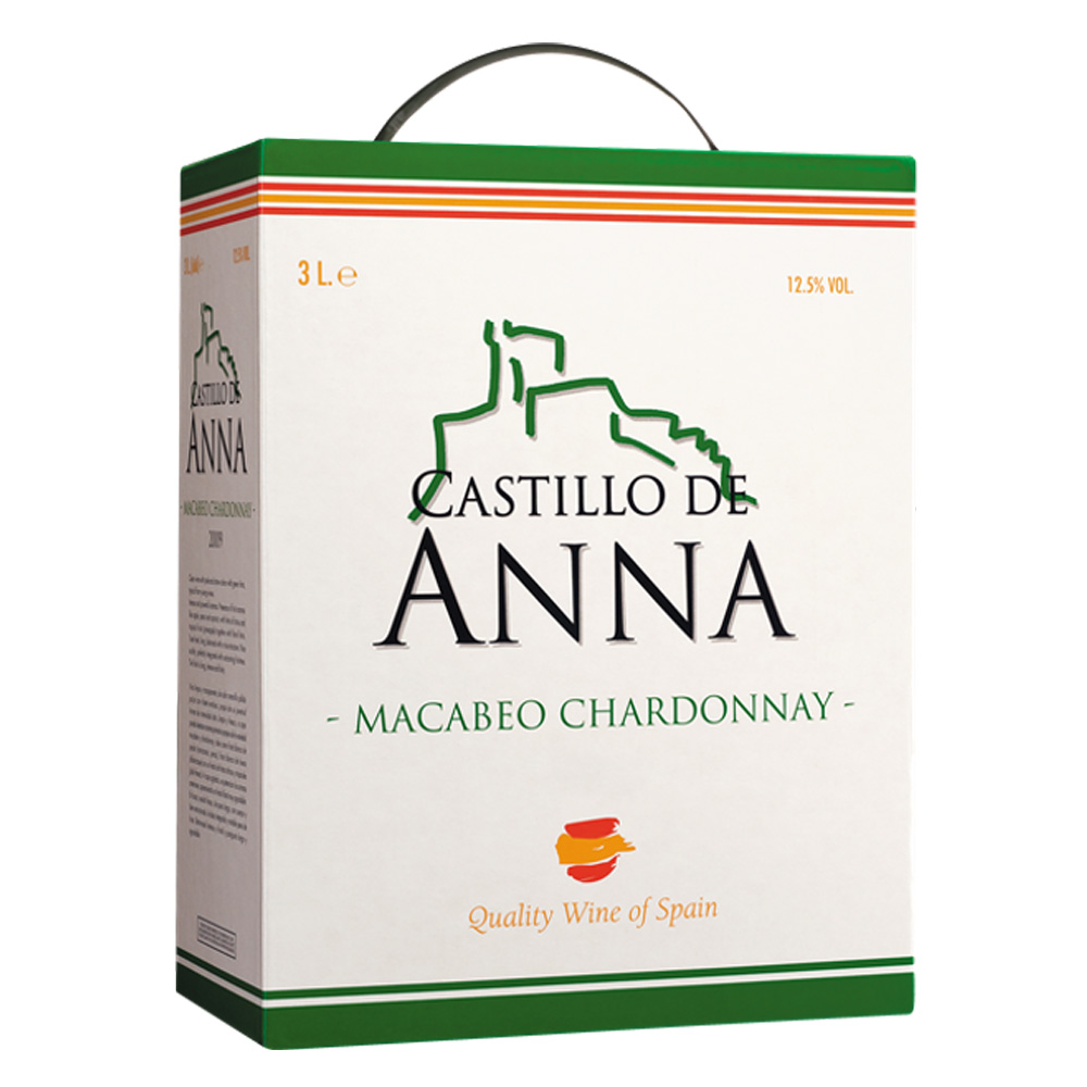 Wino Castillo de Anna Blanco 11,5% białe wytrawne 3000 ml