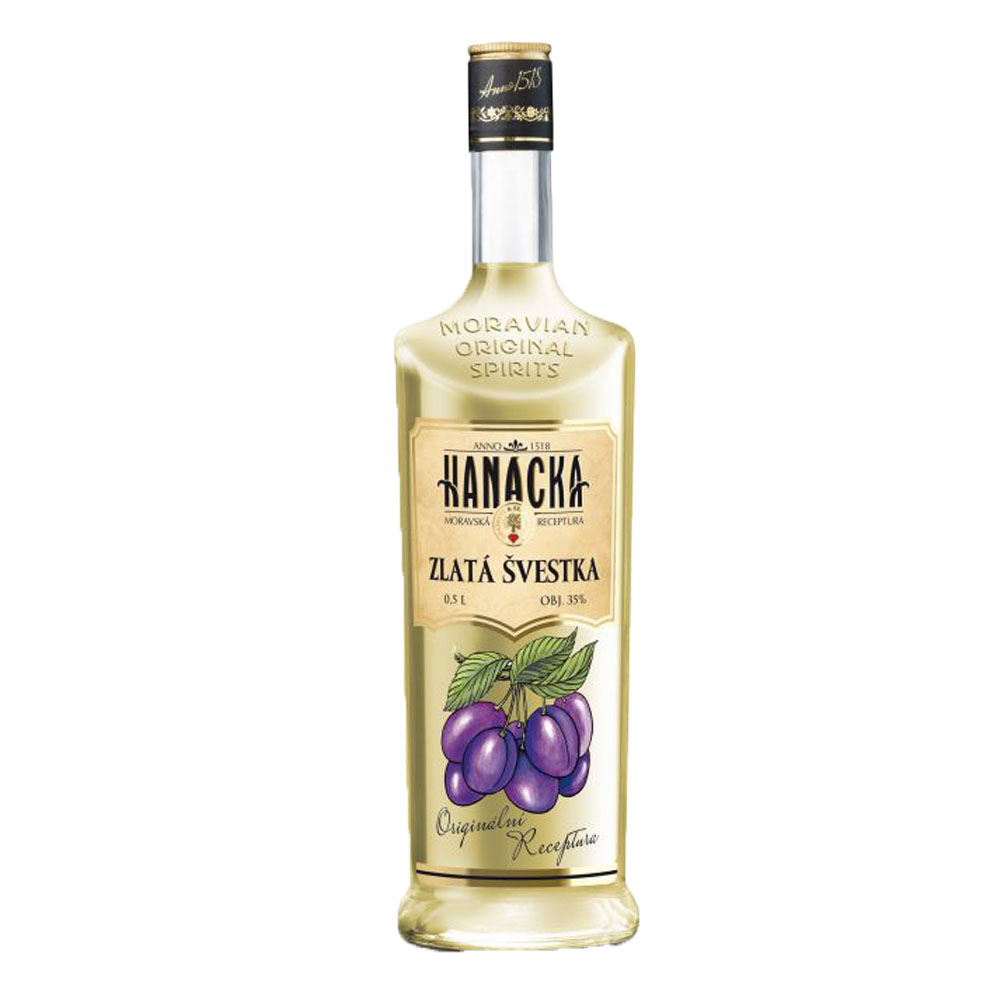 Likier Hanacka Zlata Svestka 35% 500 ml