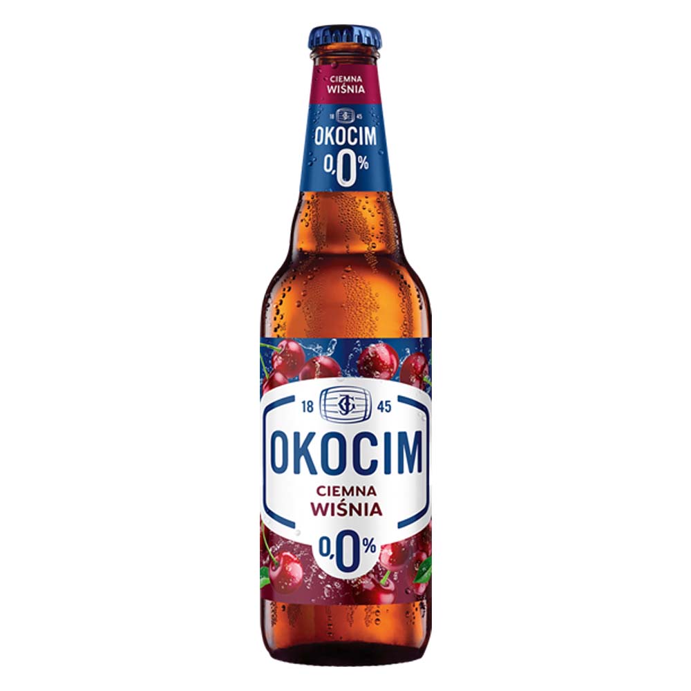 Piwo Okocim Ciemna Wiśnia 0% 500 ml