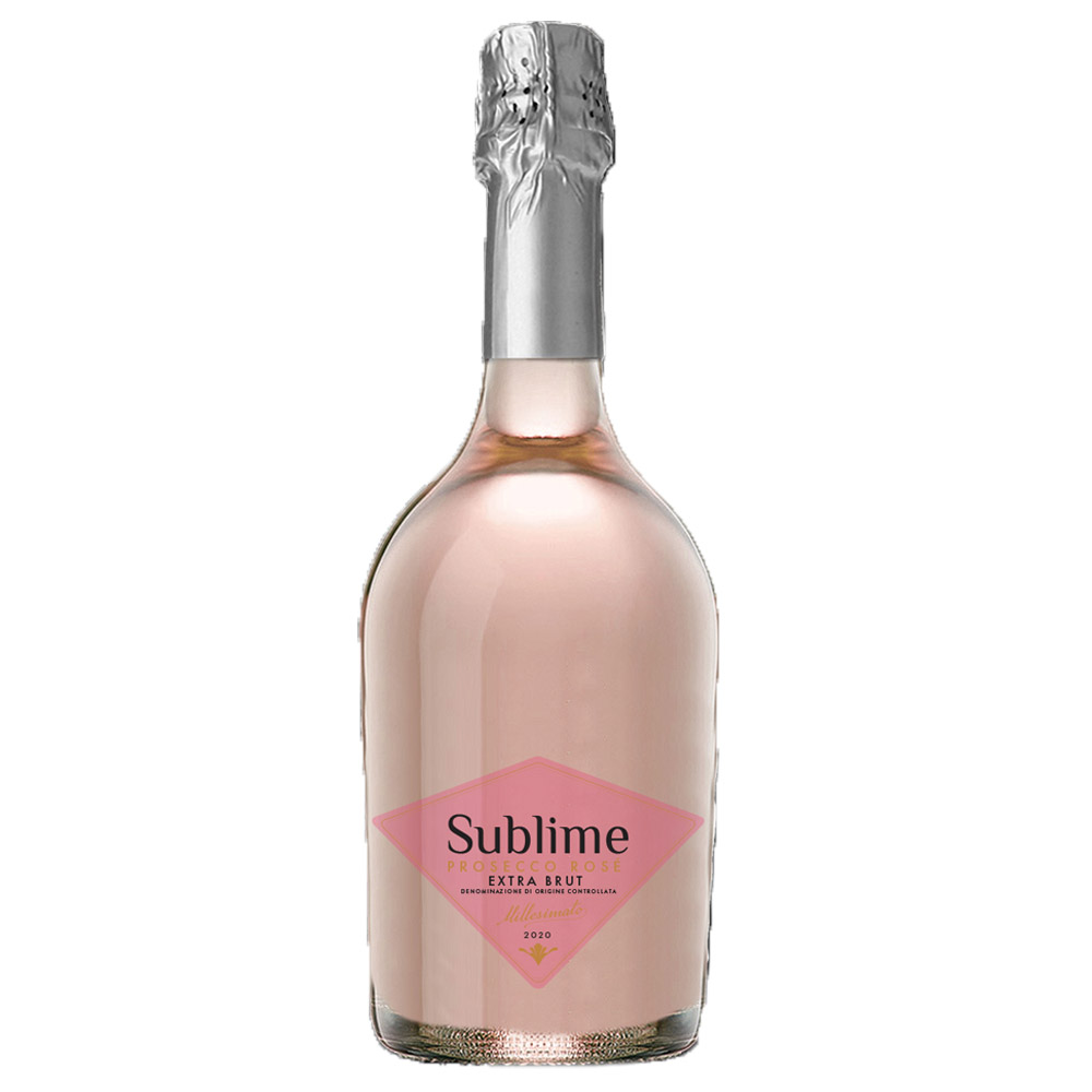 Wino Sublime Prosecco Rose Extra Brut Millesimato 11,5% różowe wytrawne 750 ml