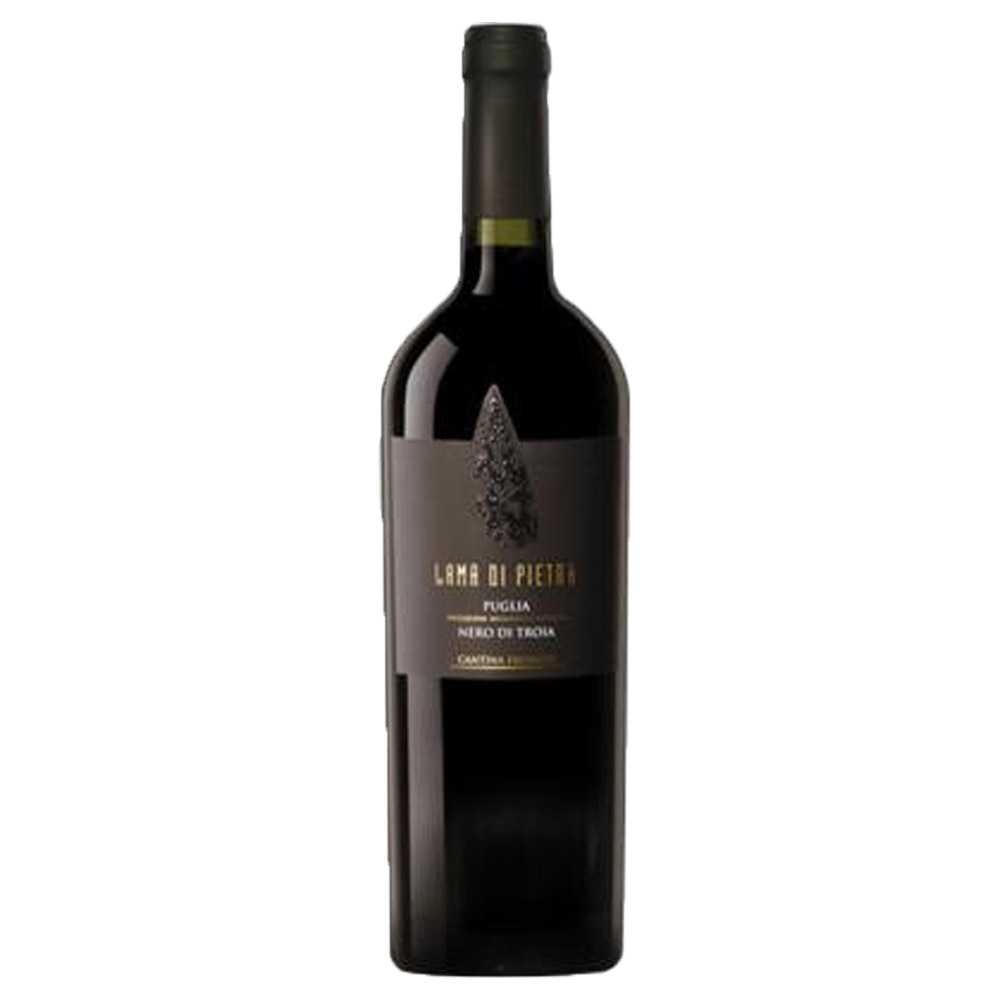 Wino Lama Di Pietra Nero Di Troia 14% wytrawne czerwone 750 ml