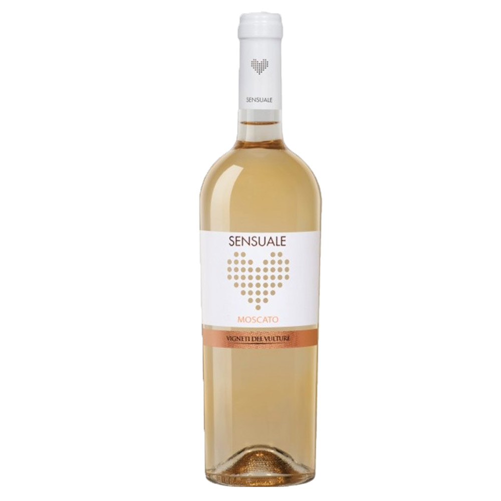 Wino Sensuale Mosctao Basilicata IGP 8,5% białe słodkie 750 ml