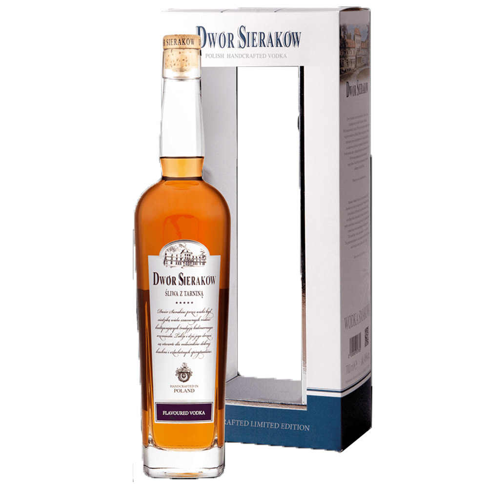 Wódka Dwór Sieraków Śliwa z tarniną 40% 700 ml kartonik