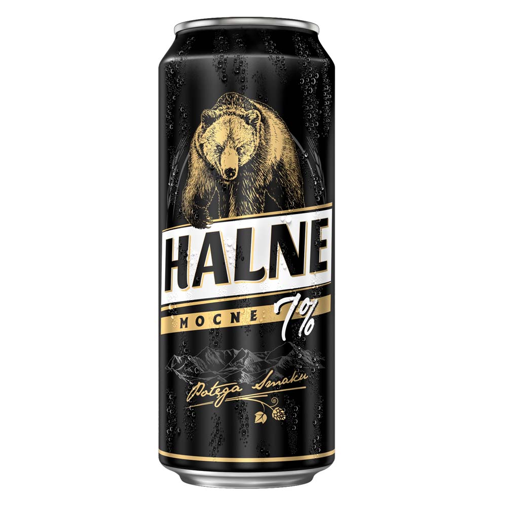 Piwo Halne Mocne 7% 500 ml Puszka
