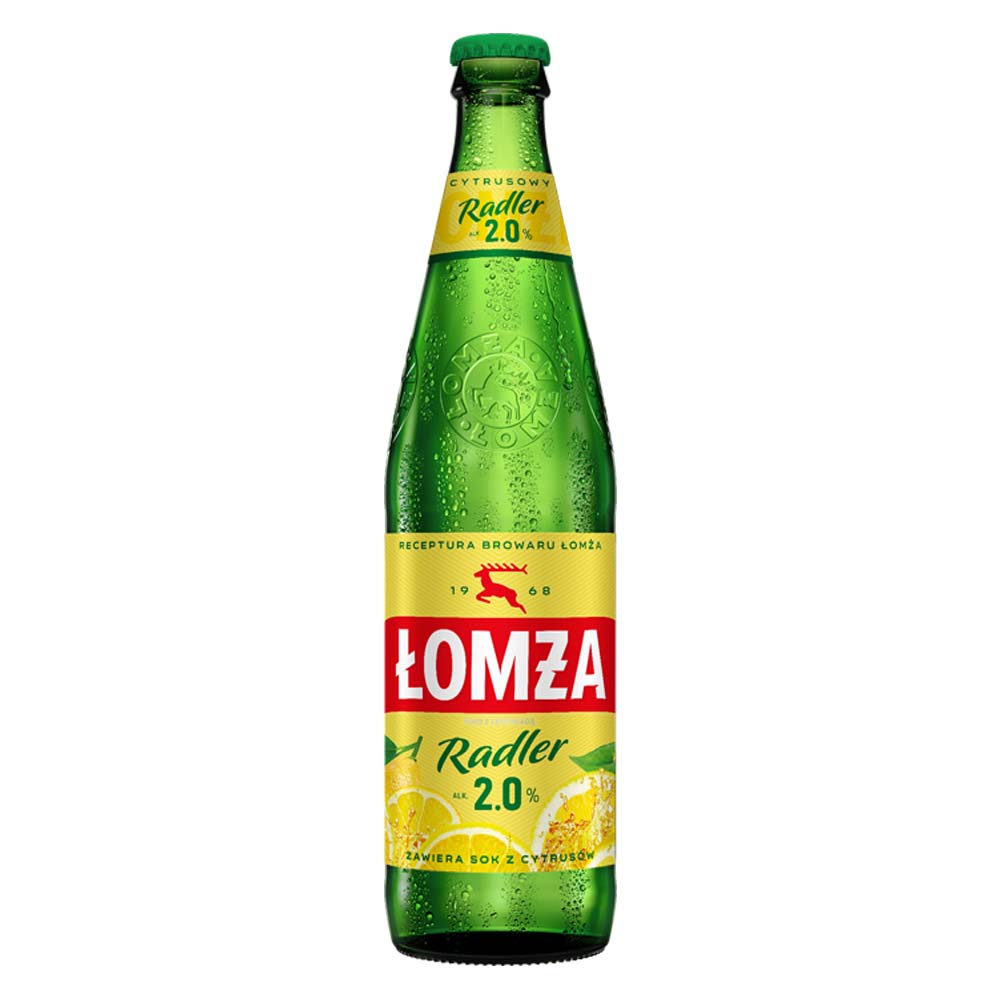 Piwo Łomża Radler Cytrusowy 2% 500 ml