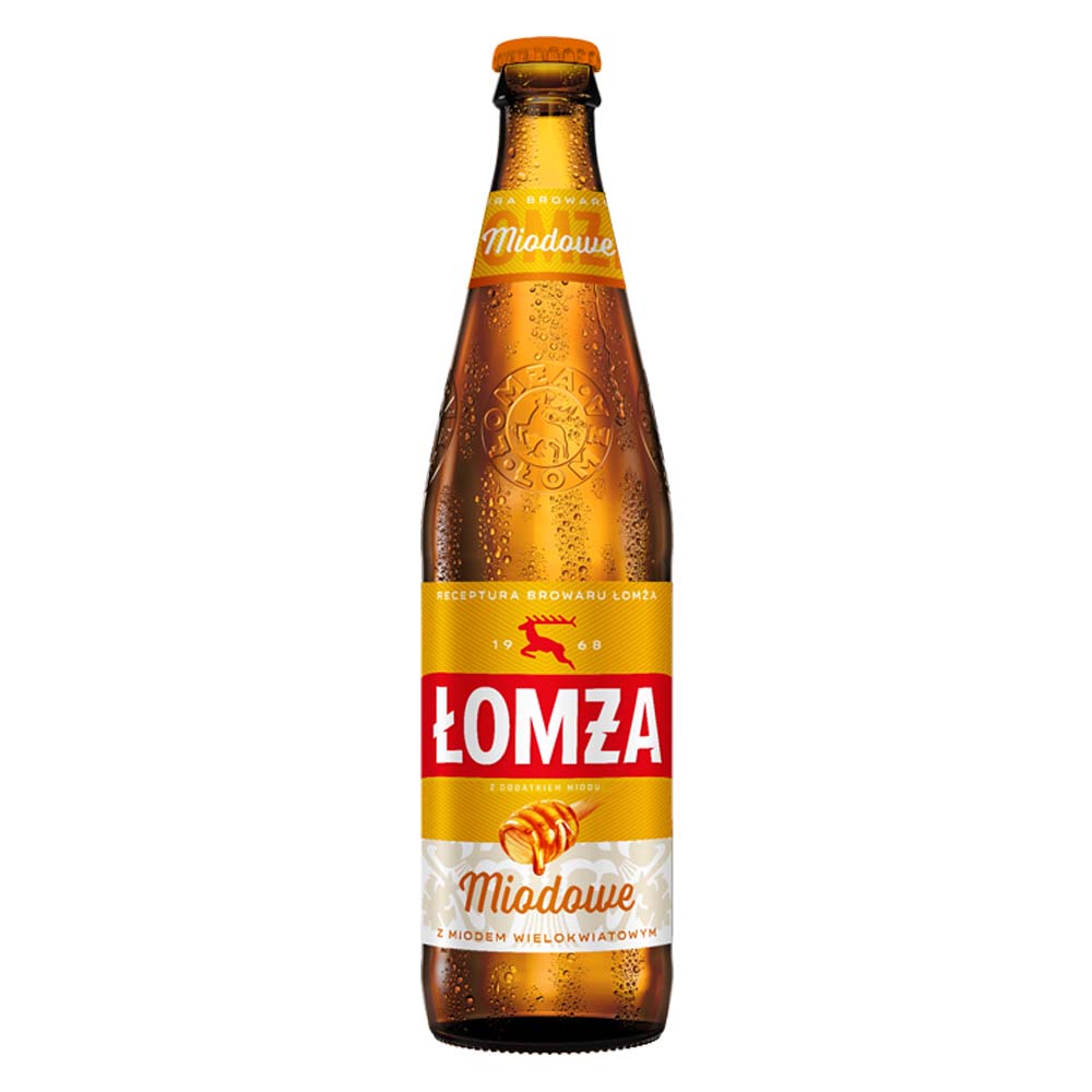 Piwo Łomża Miodowe 5,7% 500 ml
