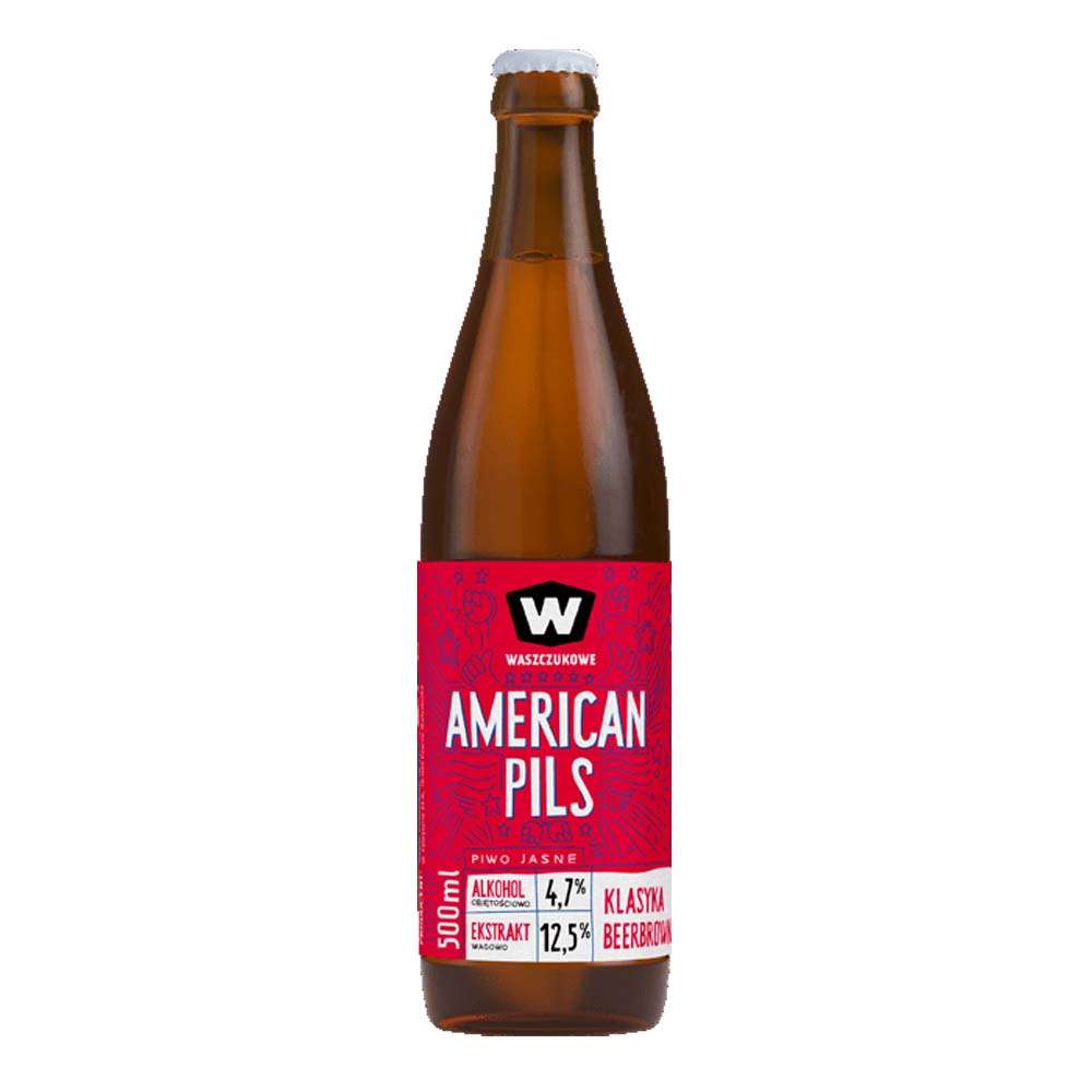 Piwo Waszczukowe American Pils 4,7% 500 ml