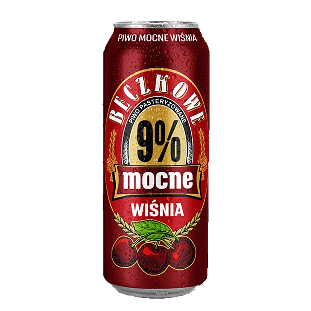 Piwo Beczkowe Mocne Wiśnia 9% 500 ml