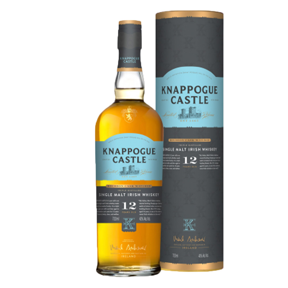 Whisky Knappogue Castle 12 YO Irish 43% 700 ml tuba