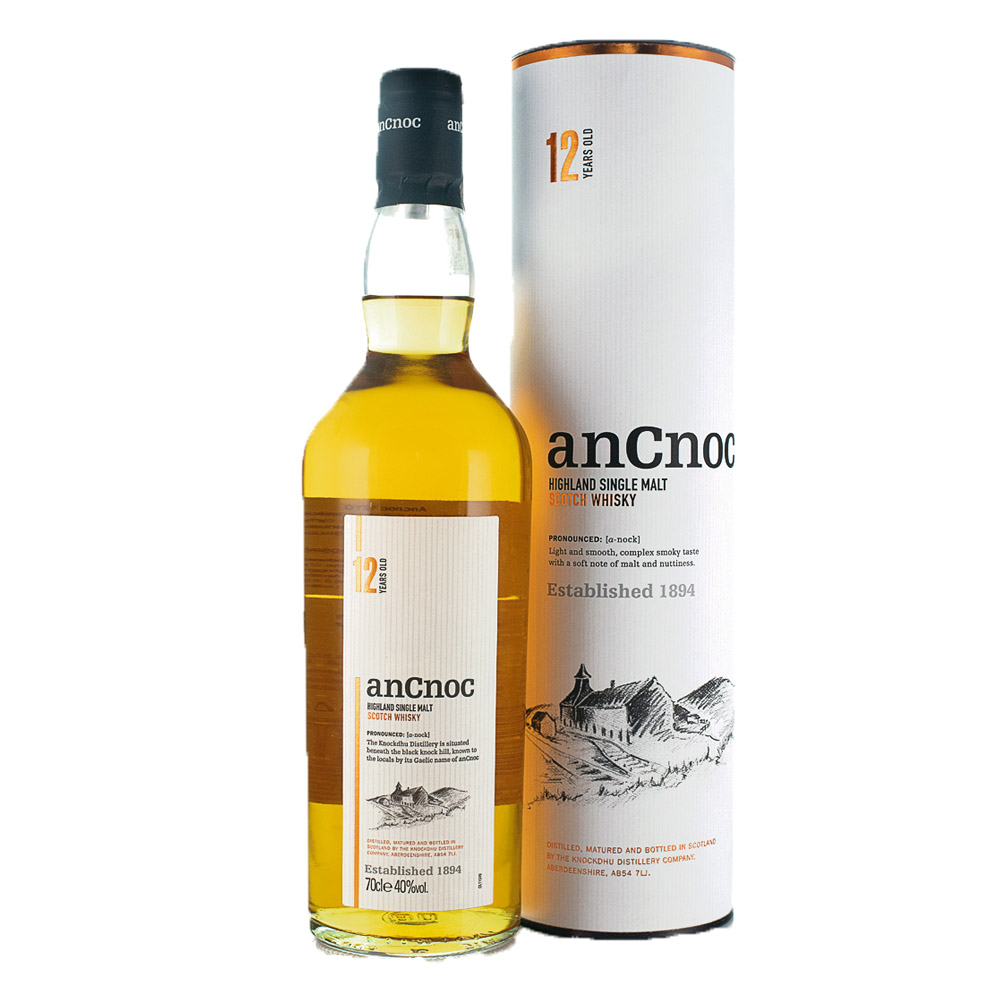 Whisky anCnoc 12YO 40% 700 ml tuba