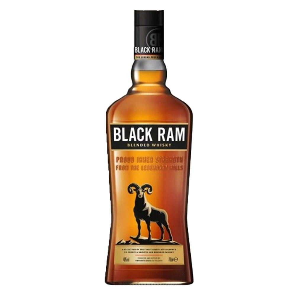 Whisky Black Ram Honey 35% 1000 ml