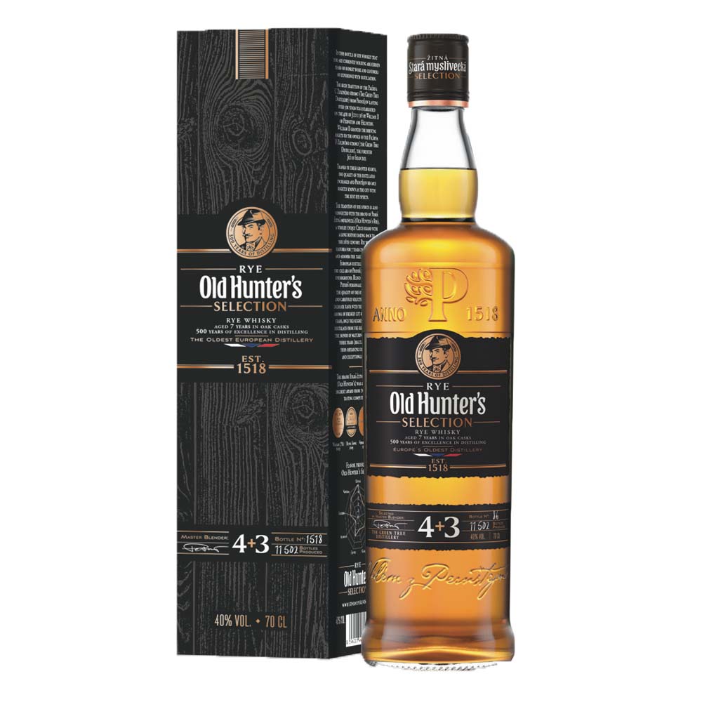 Whisky Old Hunter's Selection 7 YO Rye Whisky 40% 700 ml