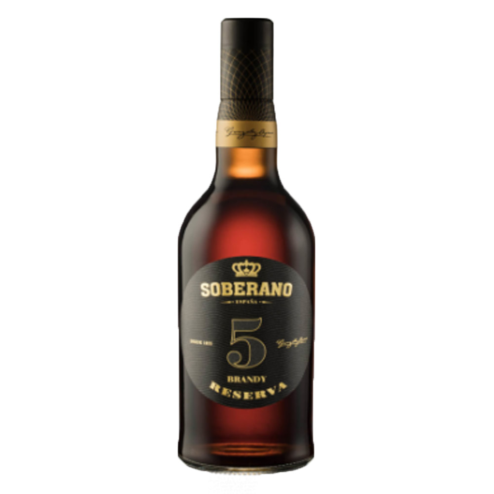 Brandy Soberano Reserva 5 YO 36% 700 ml