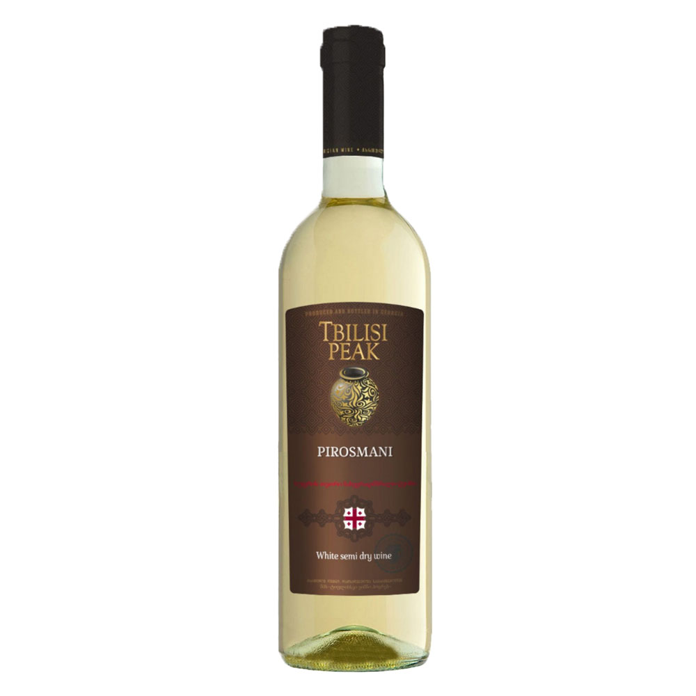 Wino Tbilisi Peak Pirosmani White 11,5% białe półwytrawne 750 ml