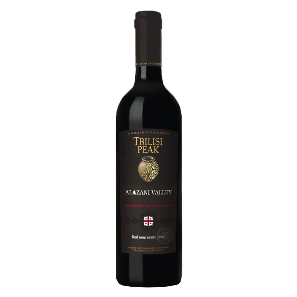 Wino Tbilisi Peak Alzani Valley 11,5% czerwone półsłodkie 750 ml