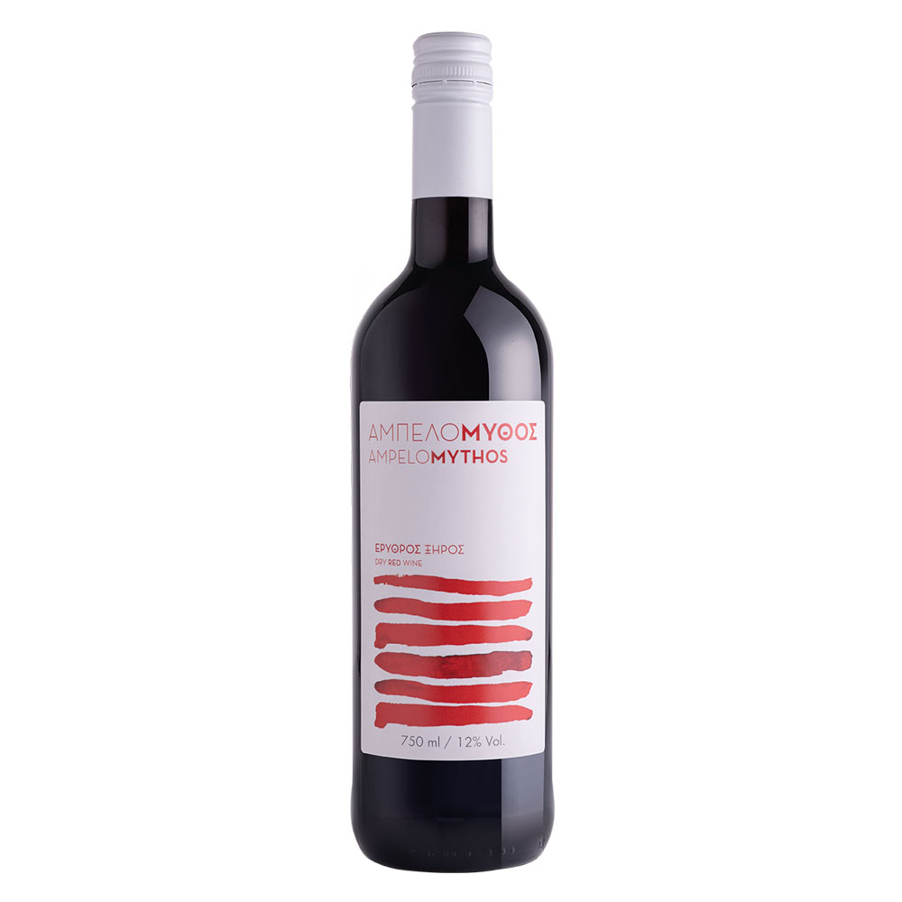 Wino Ampelomythos Red Dry 12% czerwone wytrawne 750 ml