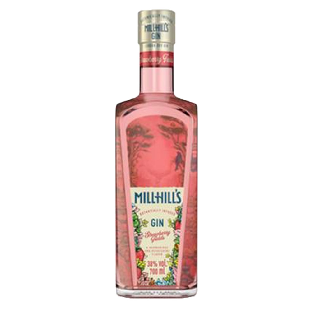 Gin Millhill's Strawberry Fields 38% 700 ml