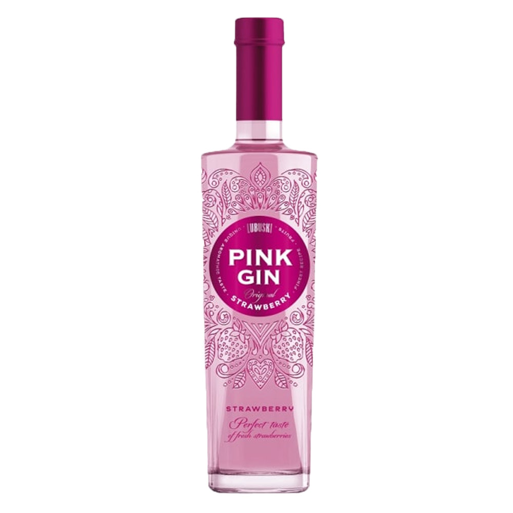 Gin Lubuski Pink Strawberry 37,5% 500 ml