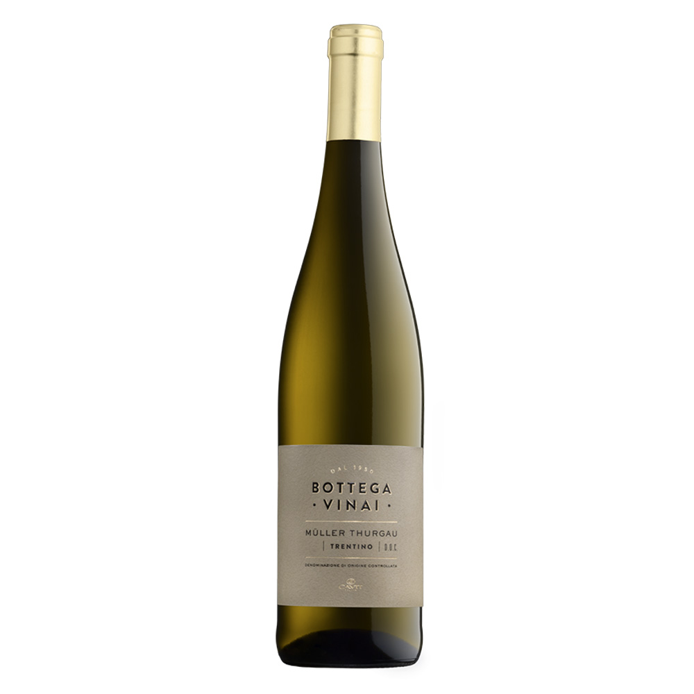 Wino Bottega Vinai Muller Thurgau Trentino DOC 12,5% białe wytrawne 750 ml