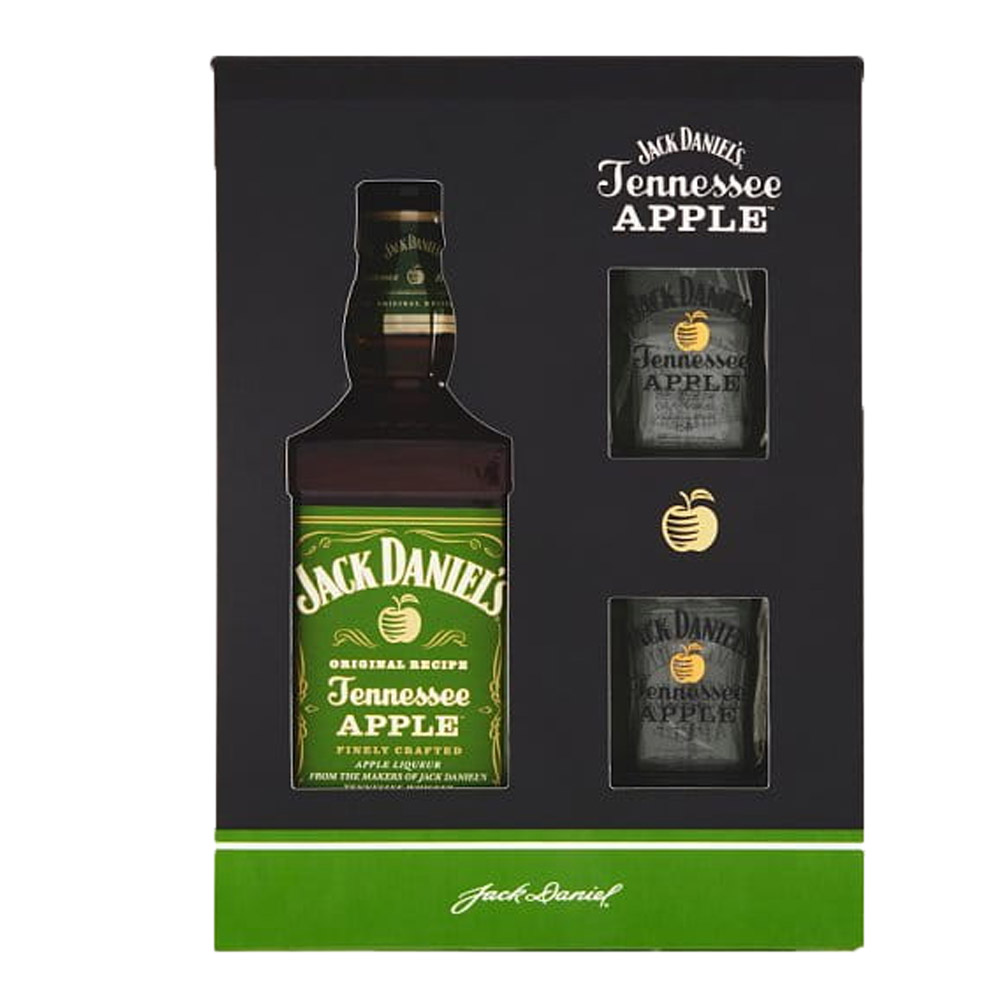 Whisky Jack Daniel's Tennessee Apple 35% 700 ml + 2 szklanki