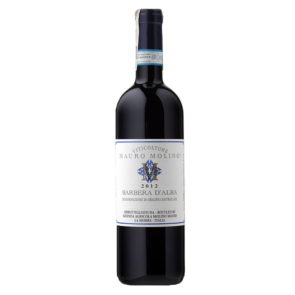 Wino  Mauro Molino Barbera D'Alba Piemonte 14,5% czerwone wytrawne 750 ml
