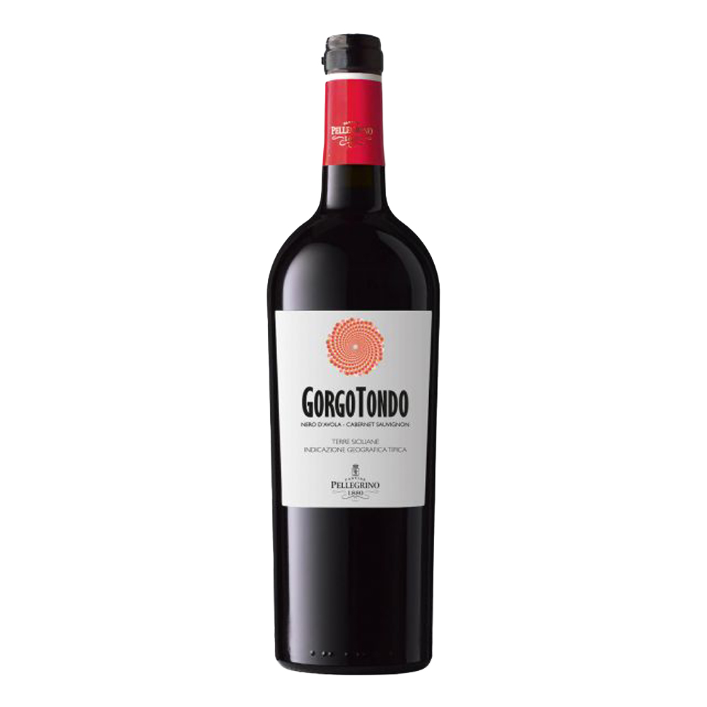 Wino Gorgo Tondo Nero d'Avola Cabernet Sauvignon 14% wytrawne czerwone 750 ml