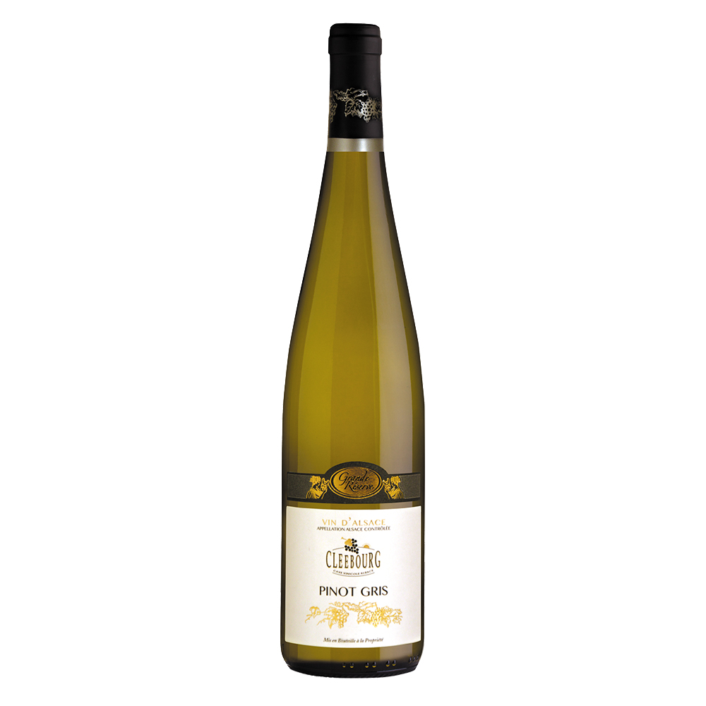 Wino Cleebourg Pinot Gris Grande Réserve 13,5% białe wytrawne 750 ml