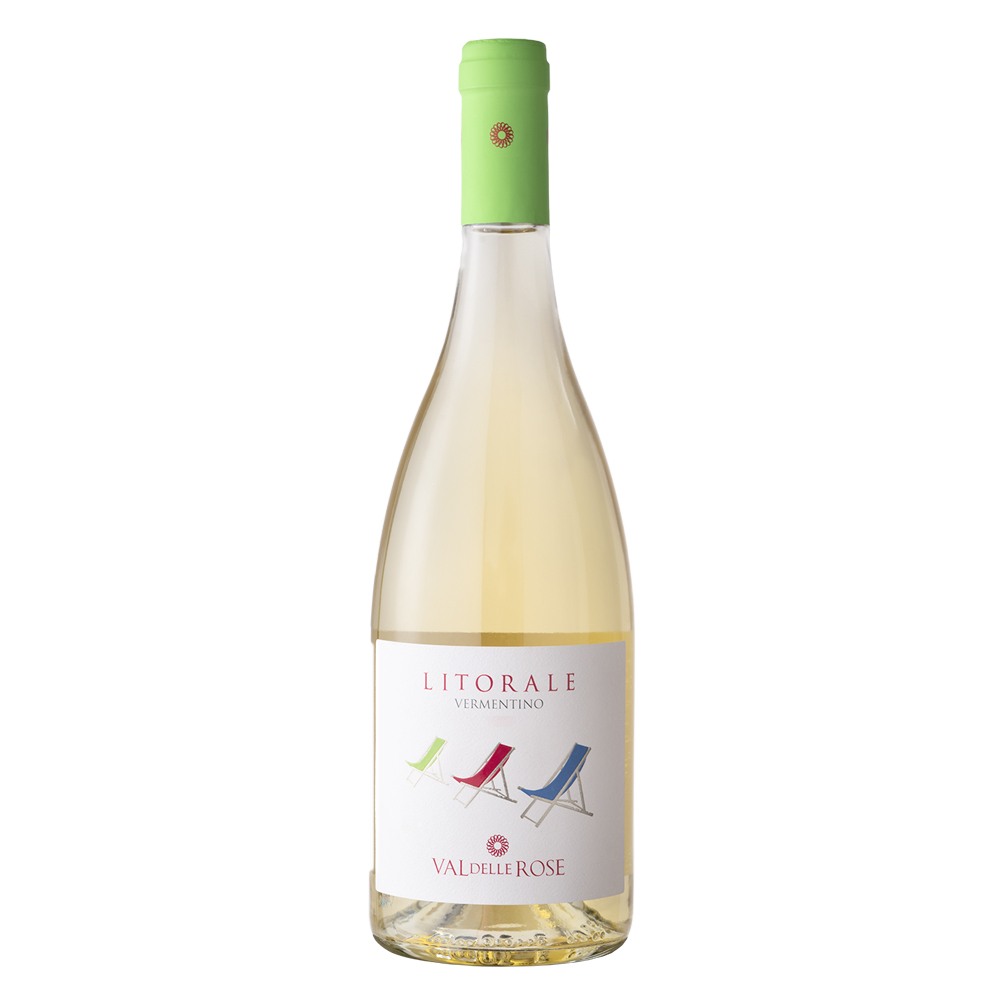 Wino Val Delle Rose Litorale Vermentino 13% białe wytrawne 750 ml