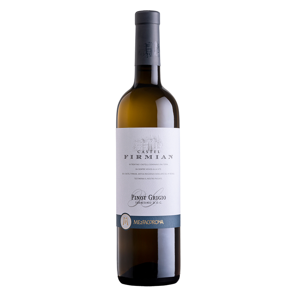 Wino Mezzacorona Castel Firmian Pinot Grigio Trentino DOC 12,5% białe wytrawne 750 ml