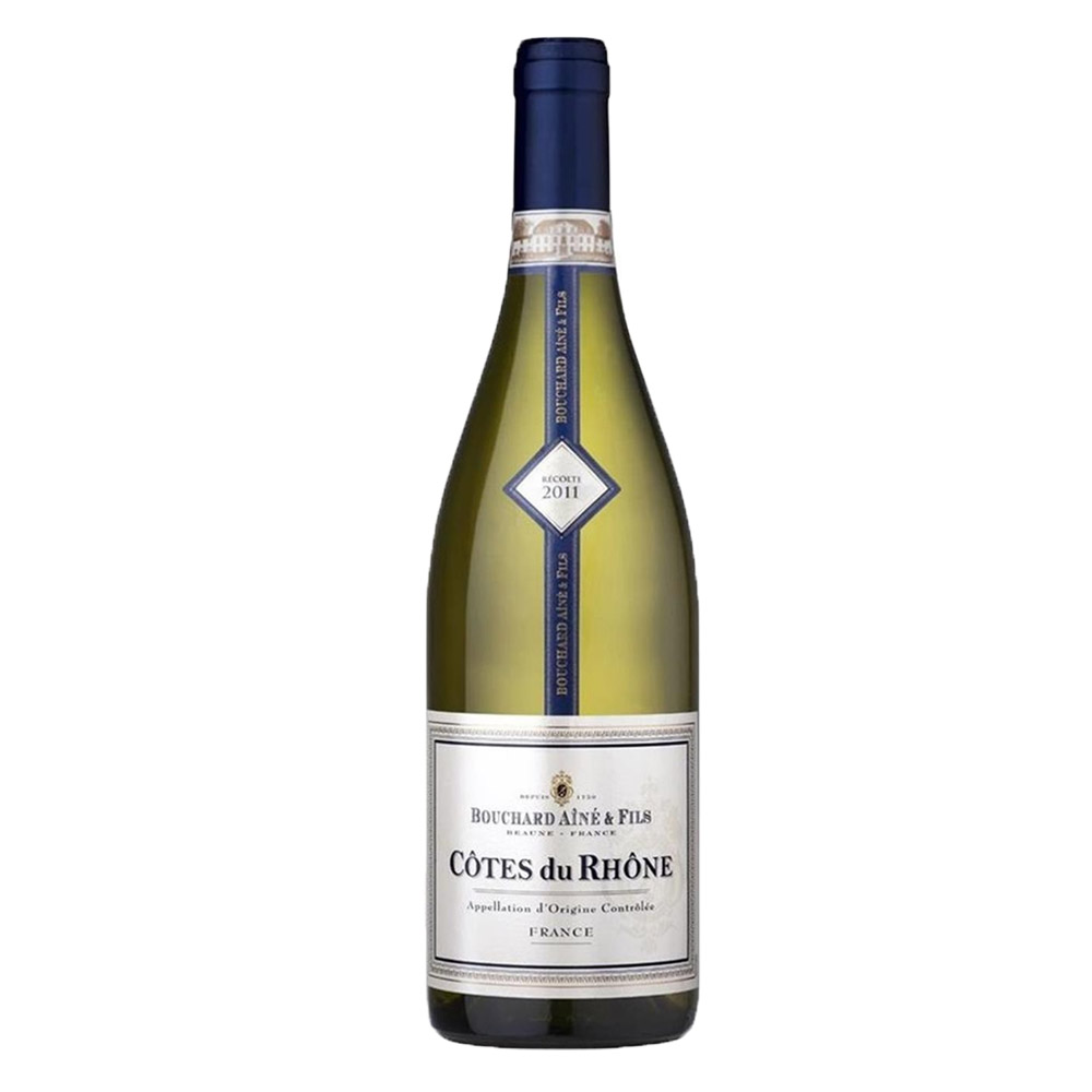 Wino Bouchard Cotes Du Rhone Blanc 13% białe wytrawne 750 ml