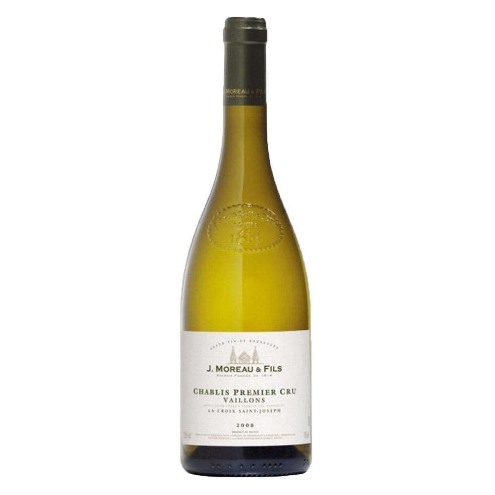 Wino J. Moreau & Fils Chablis 1er Cru Vaillons białe wytrawne 750 ml